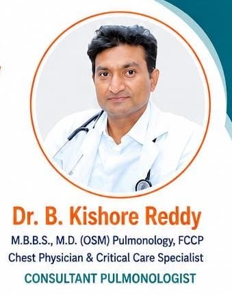 సీజనల్ వ్యాధులపై జాగ్రత్తగా ఉండాలి..  - ఊపిరితిత్తులు, శ్వాసకోశ  వ్యాధుల నిపుణులు  డాక్టర్ బి. కిషోర్ రెడ్డి.